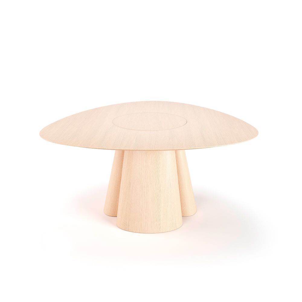Mesa Fungi Orgânica com Giratório